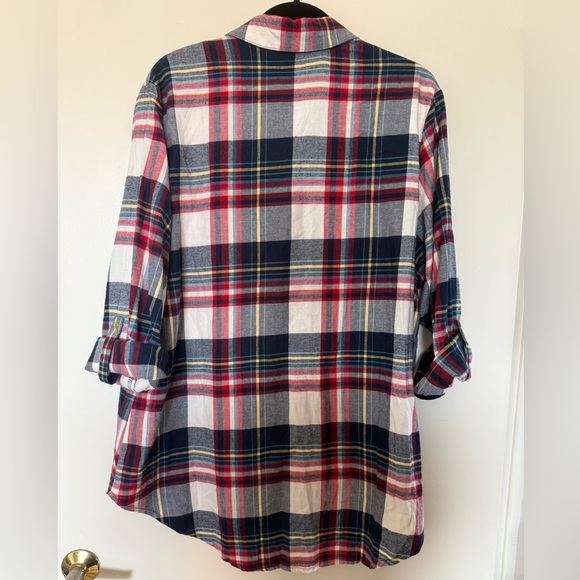 NWOT Pretty Rebel Embellished Flannel in Juniors Size 2X - Picture 6 of 9